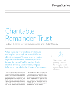 Charitable Remainder Trust