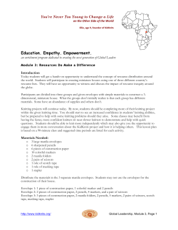 Education. Empathy. Empowerment.