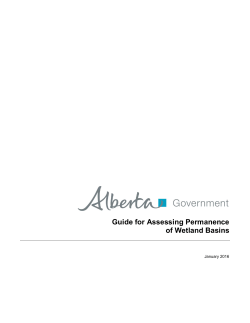 Guide for Assessing Permanence of Wetland Basins