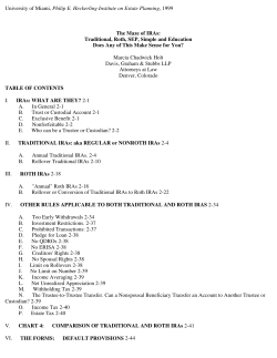 The Maze Of IRAs: Traditional, Roth, SEP, Simple and Education
