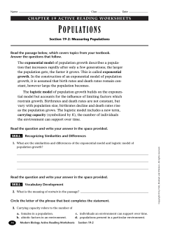 HO Directed reading 19.2