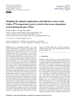 Modeling the climatic implications and indicative senses of the