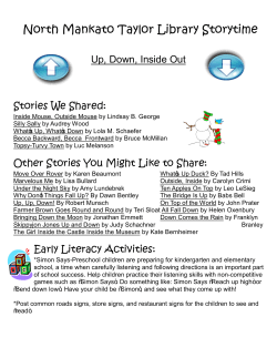 Up, Down, Inside Out - City of North Mankato