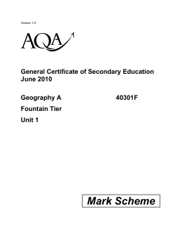 2010 Foundation paper (physical) mark scheme