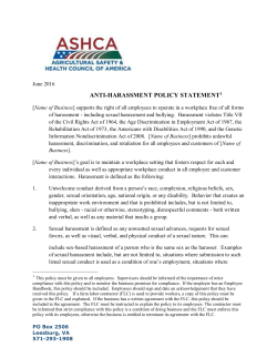 Harrasment