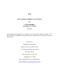 for Carbon Disulfide