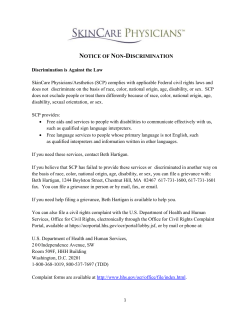 Notice of Non-Discrimination