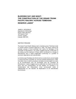 bleeding day and night: the construction of the grand trunk pacific