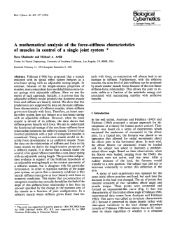 A mathematical analysis of the force-stiffness