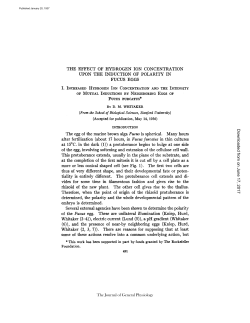 THE EFFECT OF HYDROGEN ION CONCENTRATION UPON THE