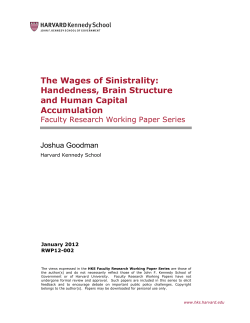 The Wages of Sinistrality