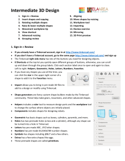 Intermediate 3D Design - Ela Area Public Library