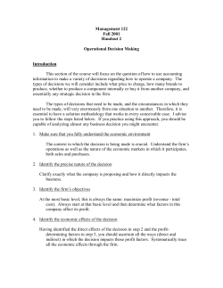 Handout 2 - UCLA Anderson School of Management