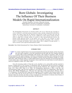 Print this article - The Clute Institute