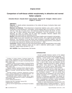 Comparison of soft-tissue orbital morphometry in attractive and