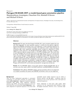 Pairagon+N-SCAN_EST: a model-based gene annotation pipeline