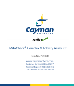 MitoCheck&reg; Complex V Activity Assay Kit