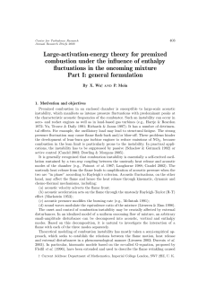 Large-activation-energy theory for premixed combustion under the