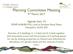 Agenda Item14 Presentation - South Downs National Park Authority
