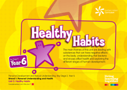 Living.Learning.Together: Year 6, Unit 3: Healthy