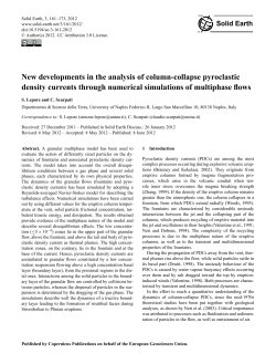 New developments in the analysis of column