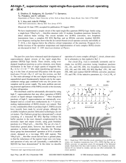 All-high-Tc superconductor rapid-single-flux
