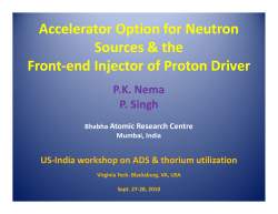 Front-end injector of the Proton Driver