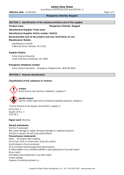 Safety Data Sheet - Fisher Scientific