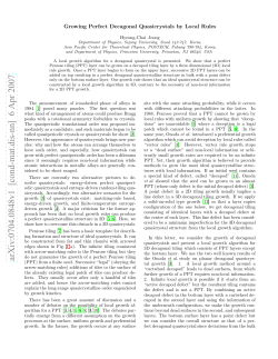 Growing Perfect Decagonal Quasicrystals by Local Rules