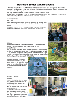 High Tea at Burnett House &ndash; A volunteers view