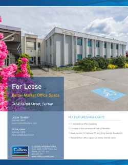 Brochure  - Beedie Development Group