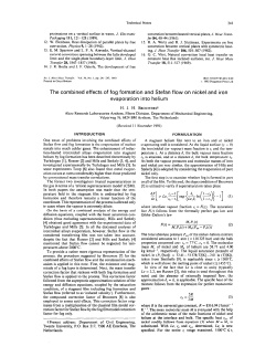 The combined effects of fog formation and Stefan flow on nickel and