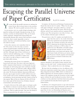 Escaping the Parallel Universe of Paper Certificates
