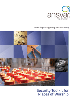 Security Toolkit for Places of Worship