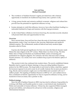 Iran and Iraq - The Washington Institute for Near East Policy