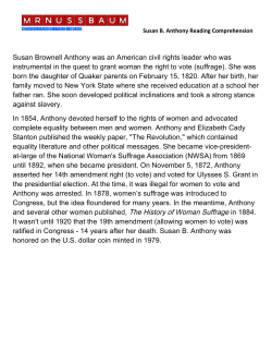 Susan B. Anthony