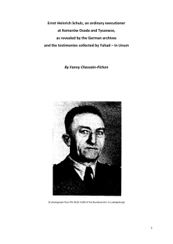 Ernst Heinrich Schulz - Yahad