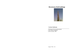 Structures of tall buildings - Lund University Publications