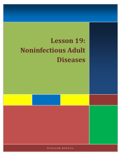 Noninfectious Adult Diseases - EthioDemographyAndHealth.org
