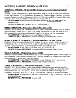 landmark supreme court cases - Public Schools of Robeson County