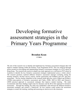 Executive summary - International Baccalaureate