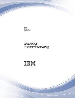 IBM i: TCP/IP troubleshooting