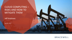 cloud computing &ndash; risks and how to mitigate them
