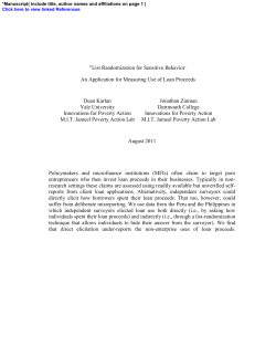 List Randomization for Sensitive Behavior: An