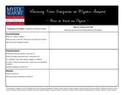 Worksheet - Mystic Seaport