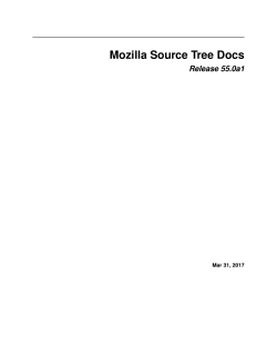 Mozilla Source Tree Docs