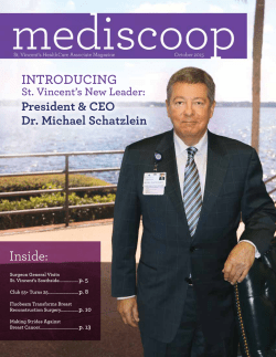 October 2015 - St. Vincent`s HealthCare