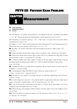 Measurement