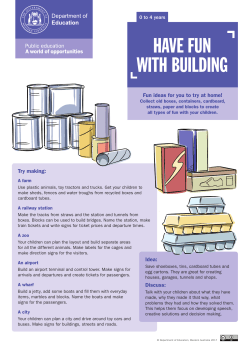 have fun with building - The Department of Education