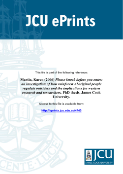 Martin, Karen (2006) Please knock before you enter: an